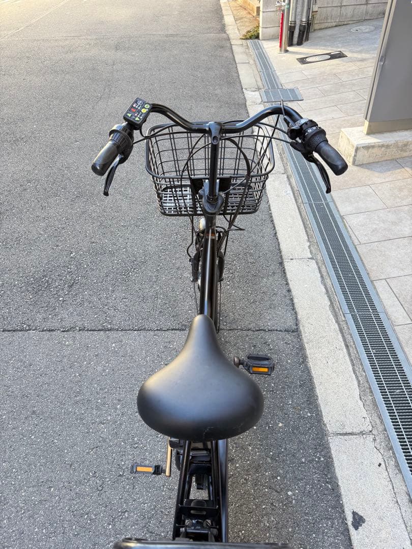 子供乗せ　ヤマハ　電動アシスト自転車 チャイルドシート付き ブラック