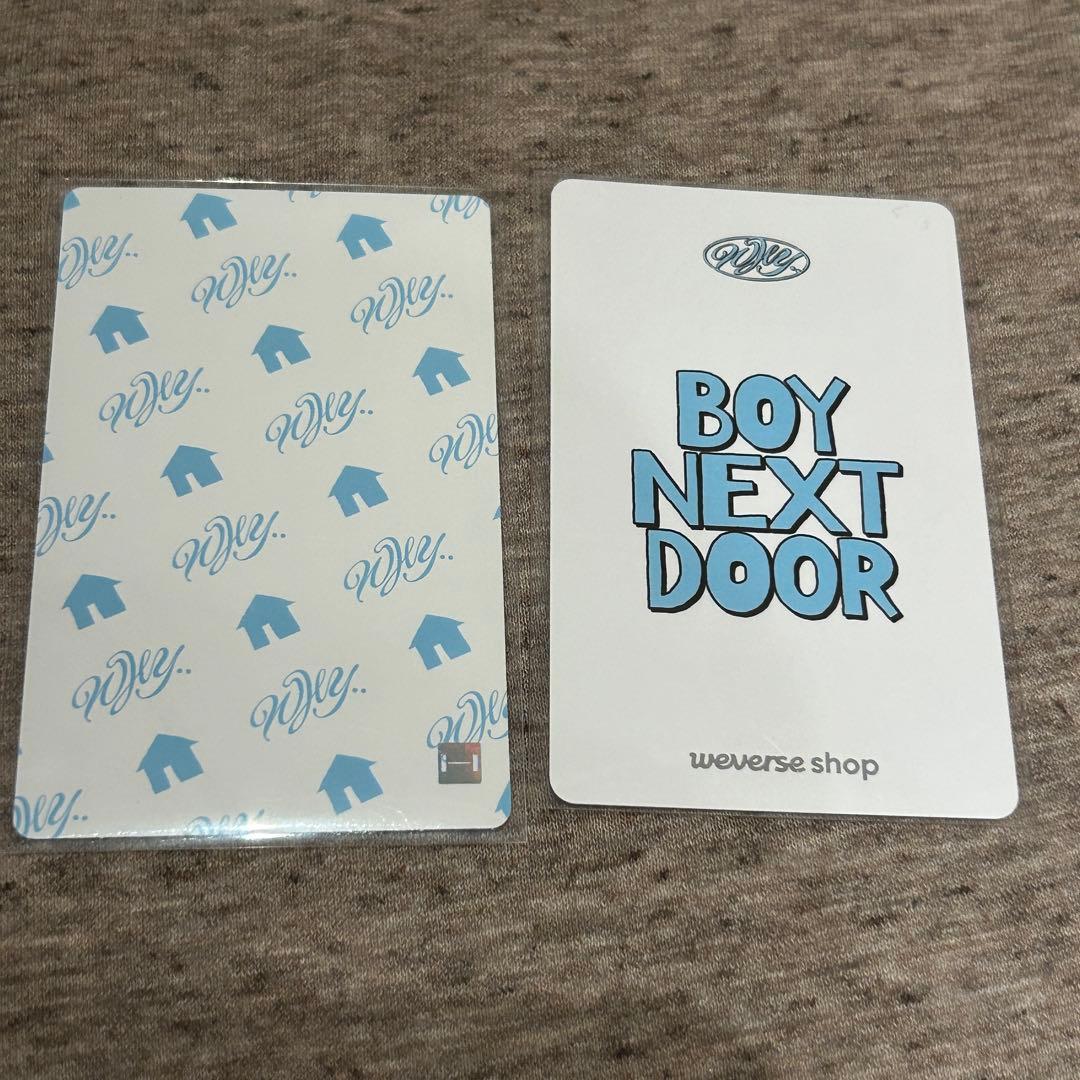 boynextdoor why ソンホ　トレカ　セット　特典