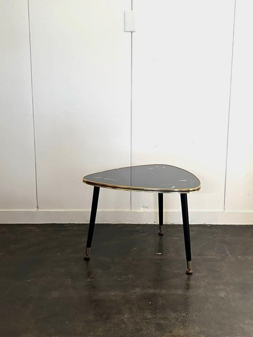 ミッドセンチュリー サイドテーブル プランター 黒 イギリス ドイツ 50s