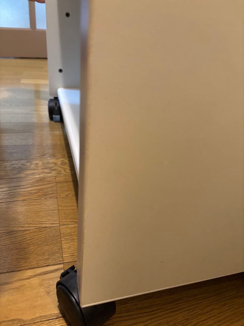 レア商品　サンワサプライ 高耐荷重ファイルワゴン組立式　ホワイト　オフィス収納