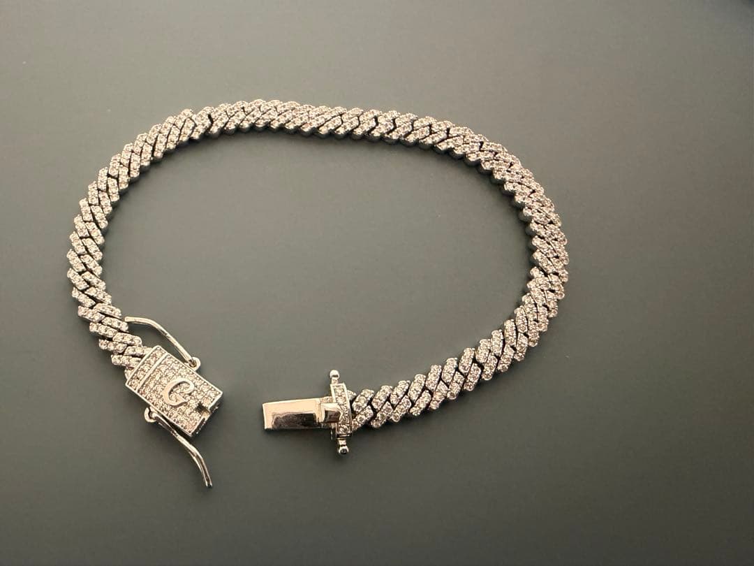 mmm.1021tIced Chain Bracelet 【5mm18cm