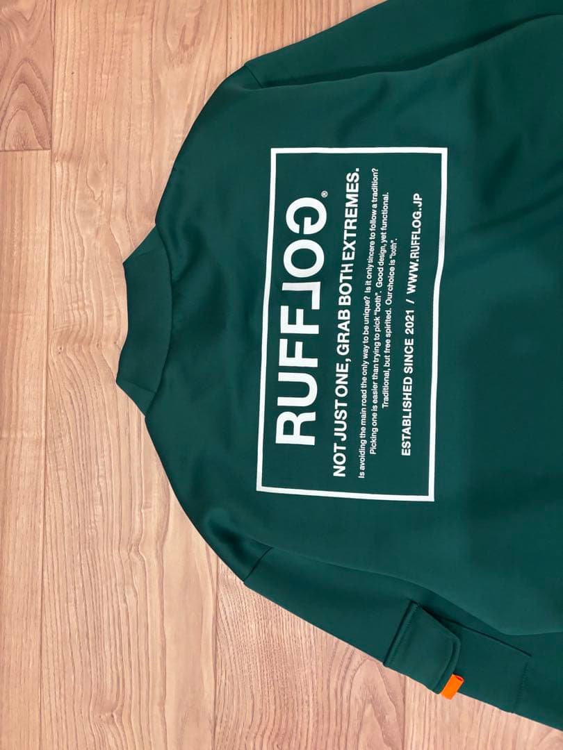 ラフロッグ　バックフレームロゴモックネックシャツ　新品