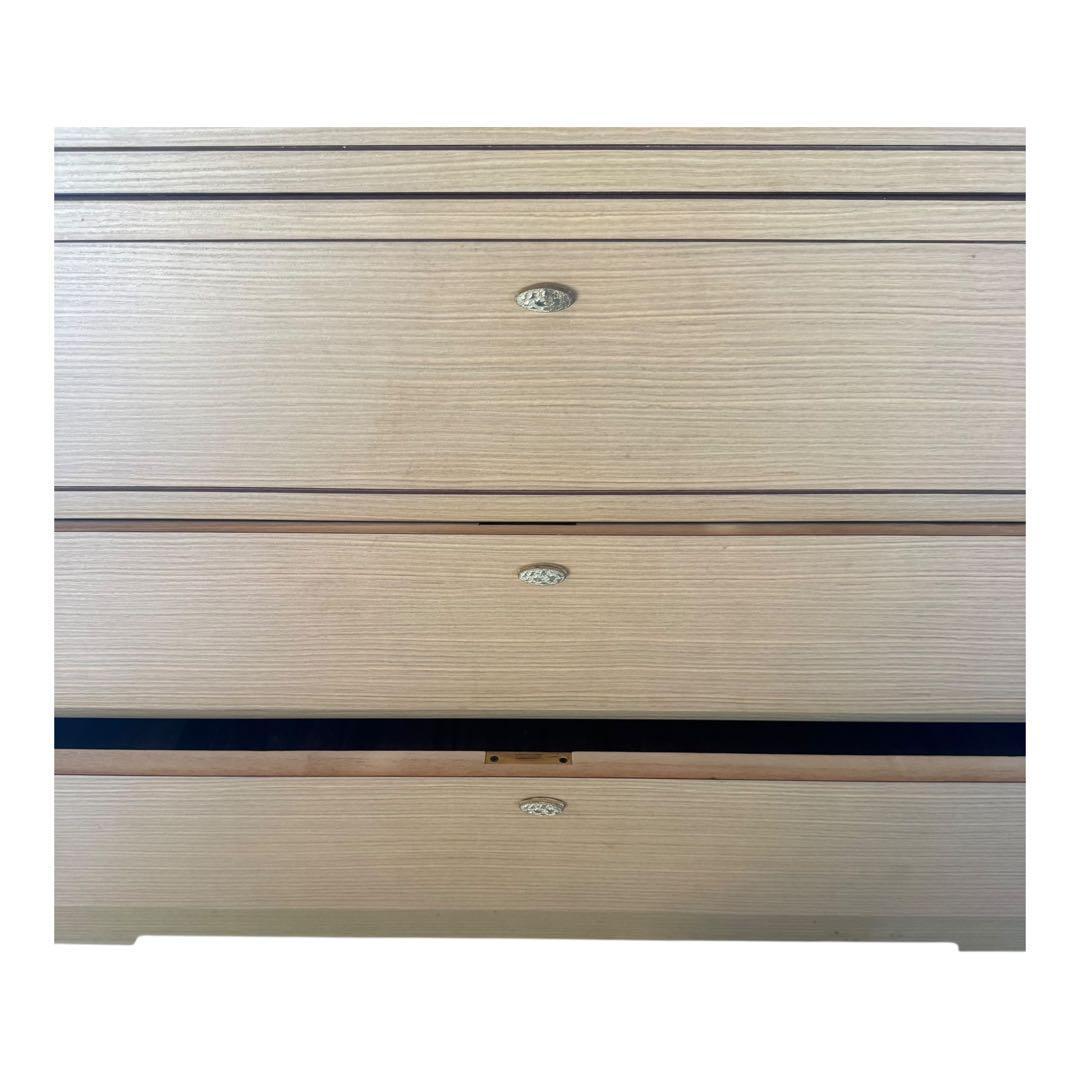 桐箪笥 7段＋上段引き戸収納 和箪笥 着物チェスト 外装：合板 / 内部：桐材