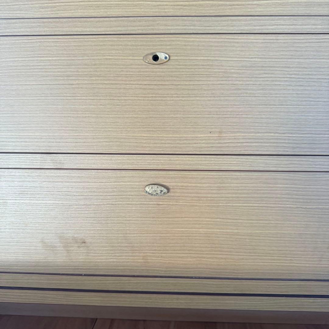 桐箪笥 7段＋上段引き戸収納 和箪笥 着物チェスト 外装：合板 / 内部：桐材