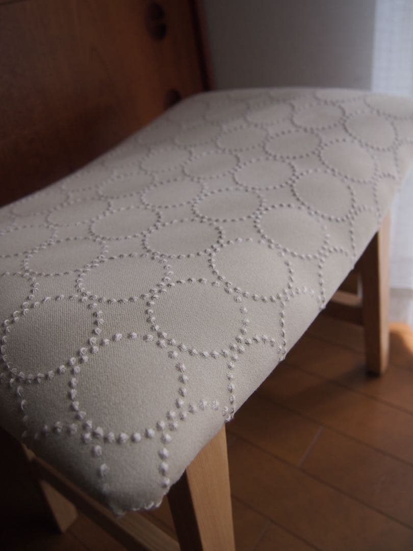 ミナペルホネン ハンドメイド オーク スツール タンバリン 生地 チェア ベンチ