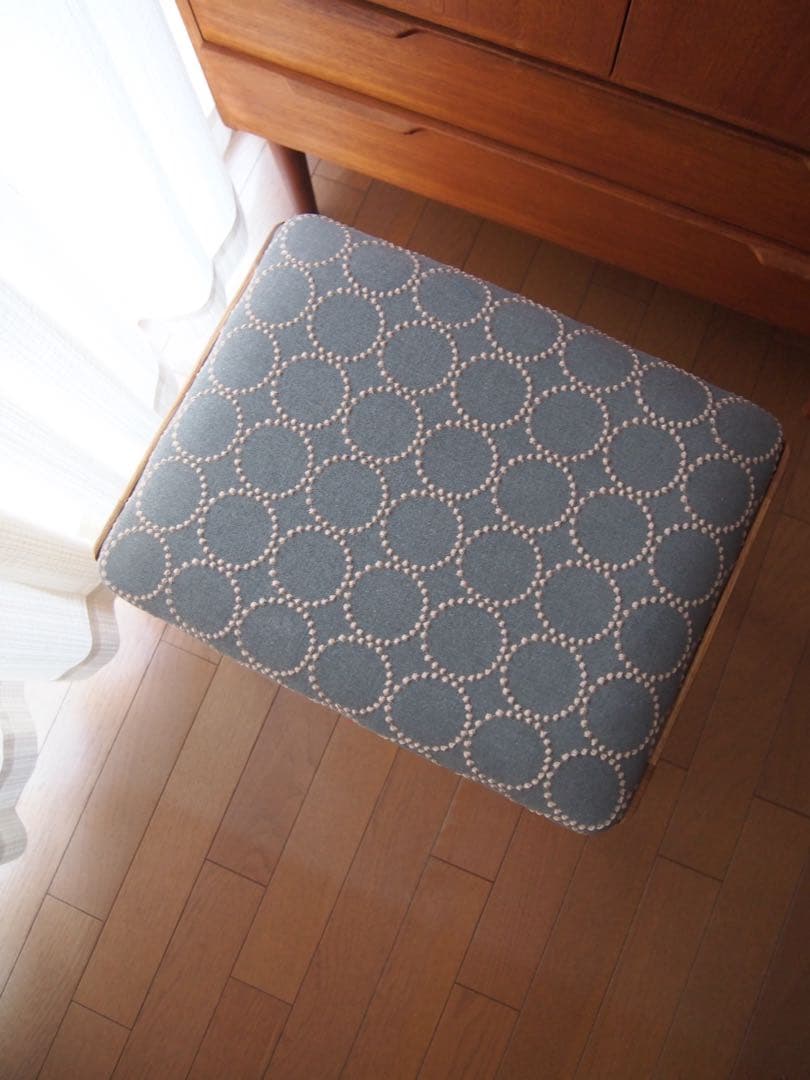 ミナペルホネン ハンドメイド オーク スツール タンバリン 生地 チェア ベンチ