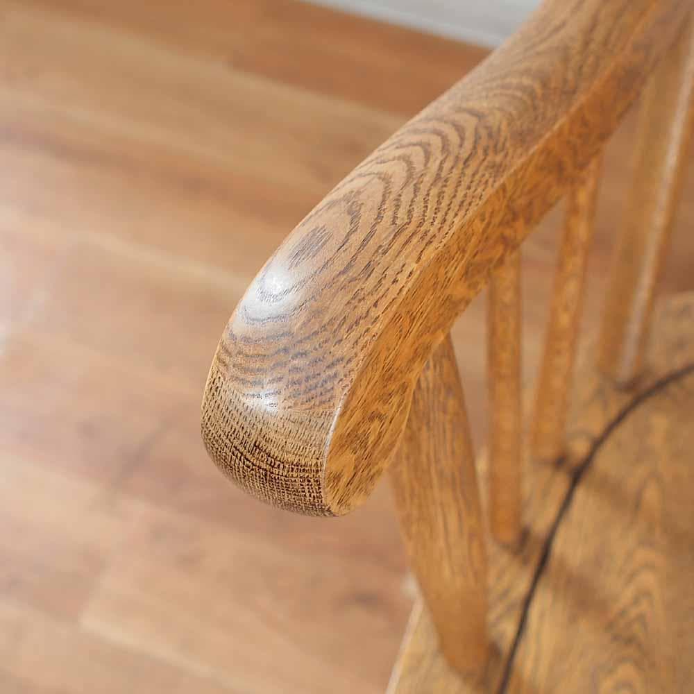 飛騨産業 キツツキ オーク無垢材 ロッキングチェア レトロ　ビンテージ