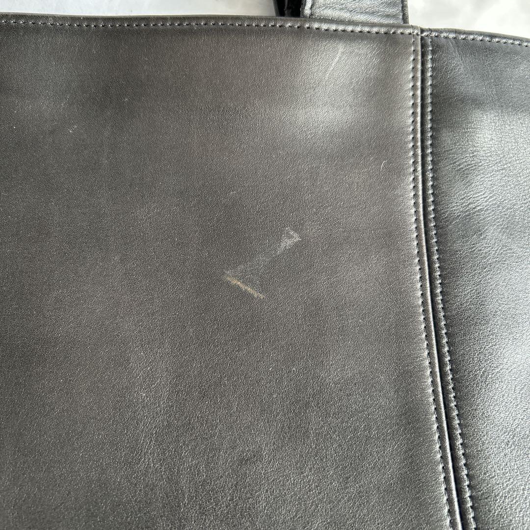 【希少】オールドコーチ COACH トートバッグ ブラック レザー 本革 金具