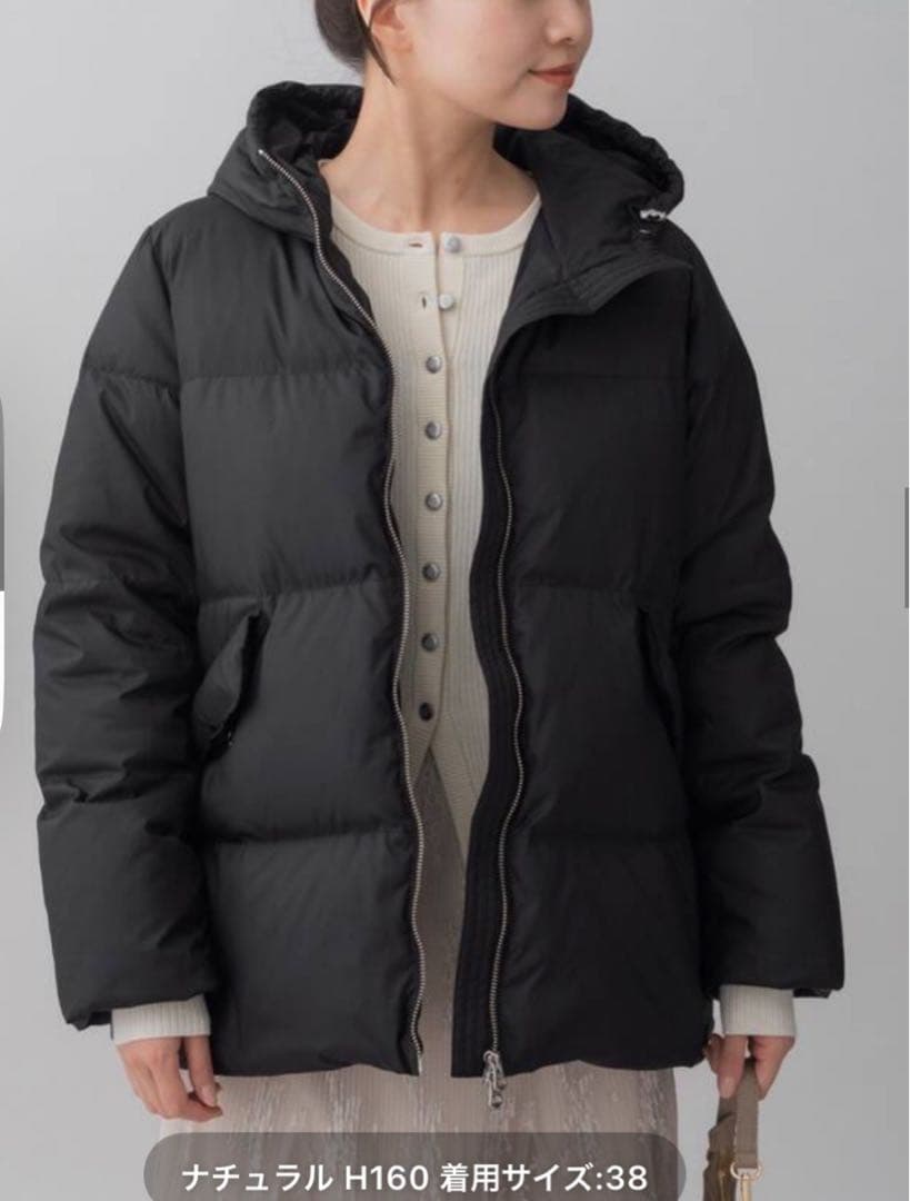 IÉNA ＬIＭＯＮＴＡ　ダウンショートコート ブラック　サイズ38