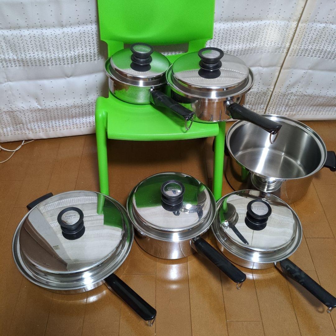 Amway　アムウェイ　クイーンクック　ソースパン　フライパン　セット