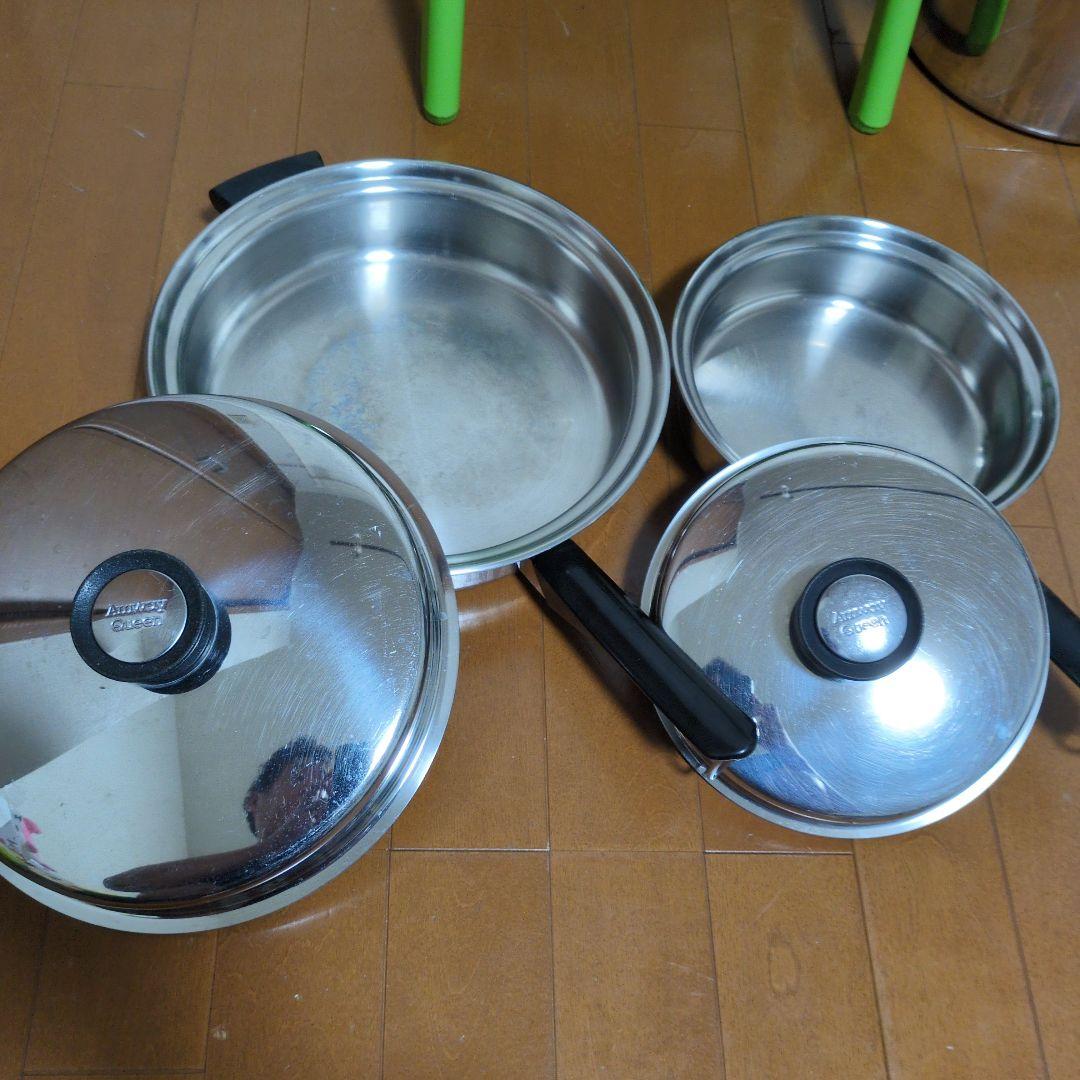 Amway　アムウェイ　クイーンクック　ソースパン　フライパン　セット