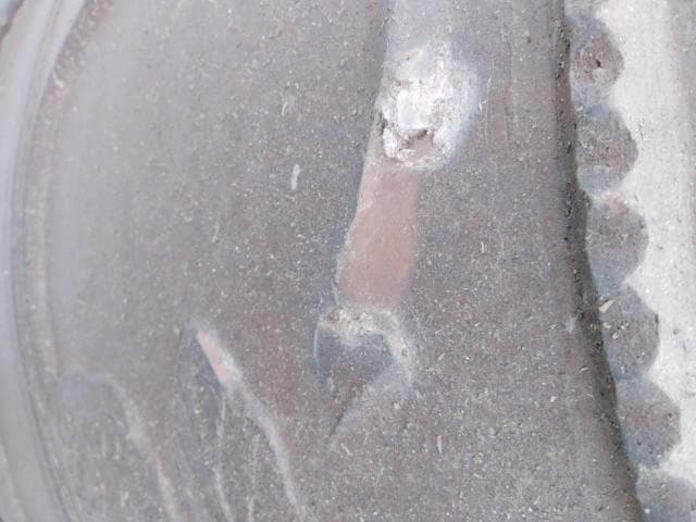 巨大水鉢　91x39cm　上縁4.5底径38cm　35kgぐらい　簡易ビオトープ