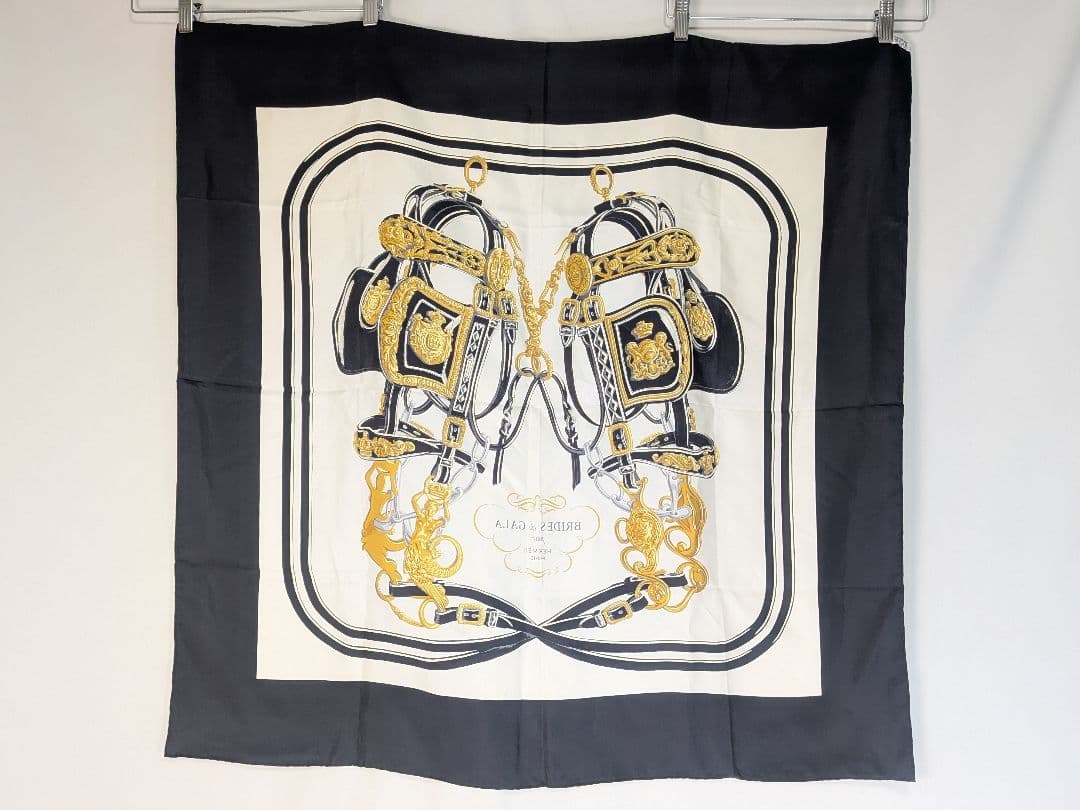 M373 HERMES カレ90 ブリッド・ドゥ・ガラ　箱あり　正規品