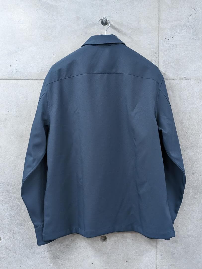 JIL SANDER ジルサンダー ジップアップ シャツジャケット ネイビー