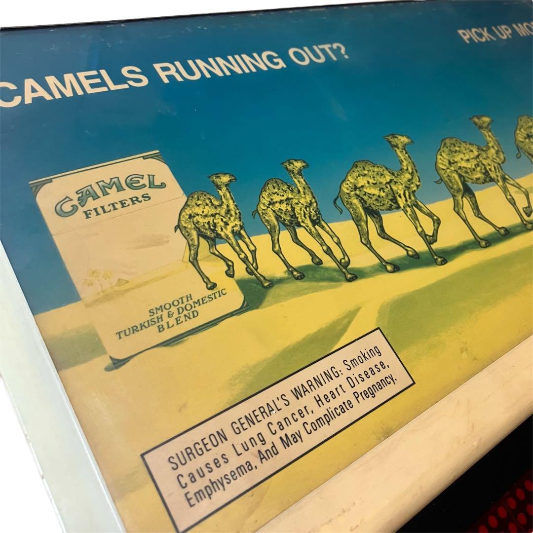 初代ヴィンテージ CAMEL サインライト 電飾看板 非売品 販促什器 備品