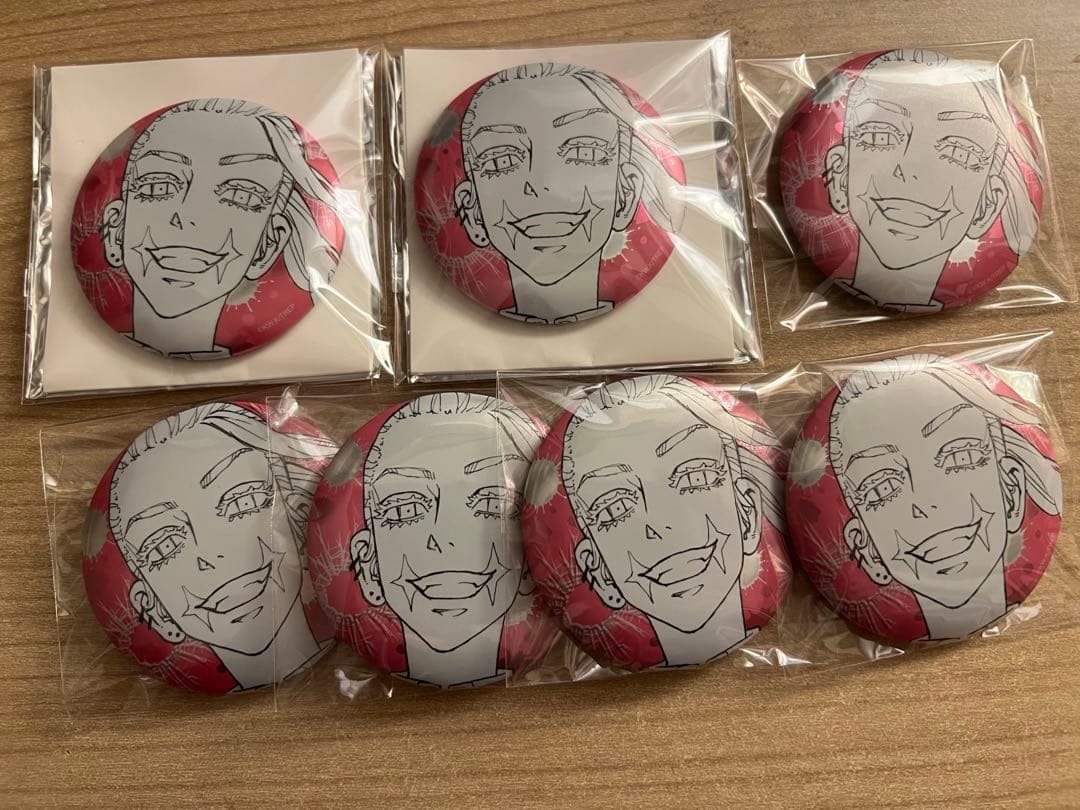 東リべ　新世界展　最後の世界線　メタリック缶バッジ　三途春千夜