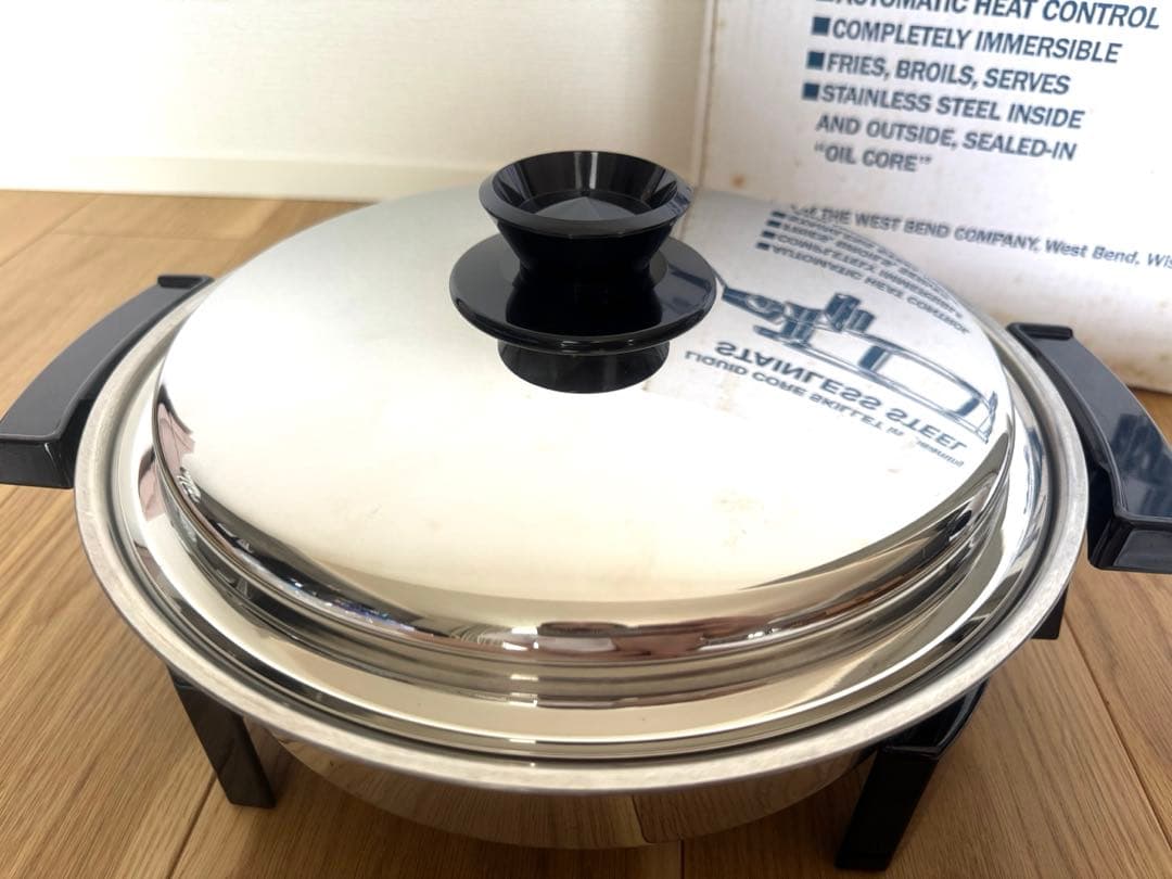 と*ん様 ウエストベンド社　ステンレス 電気 卓上 鍋 フライパン