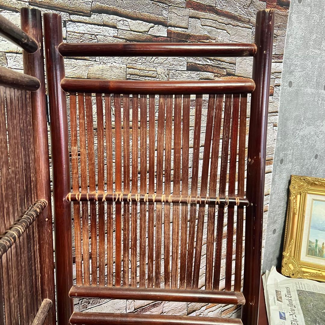 ꧁アジアン家具꧂パーテーション パーティション バンブー 竹 衝立 間仕切り