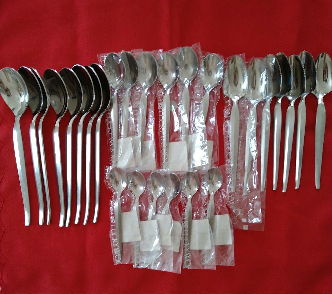 カトラリーセット　ラッキーウッドLUCKY WOOD　27本