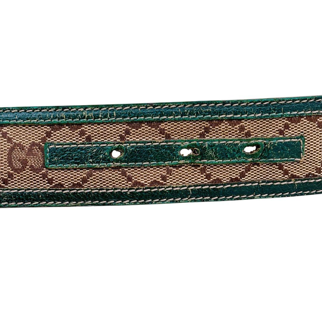 グッチ GUCCI インターロッキングG ベルト GGキャンバス 114876