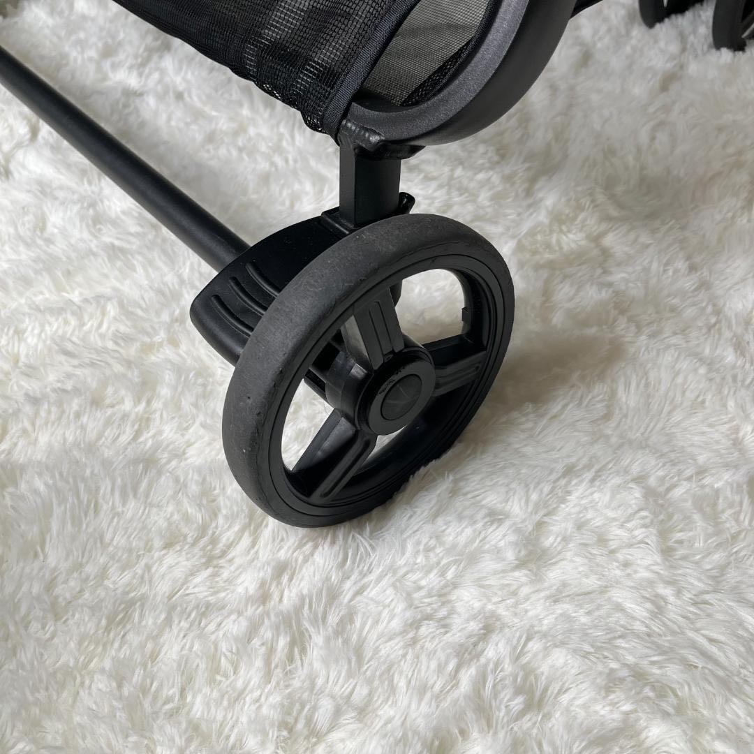 【送料無料】ココロンツイン ダブルベビーカー ネイビー　双子　美品　濃紺