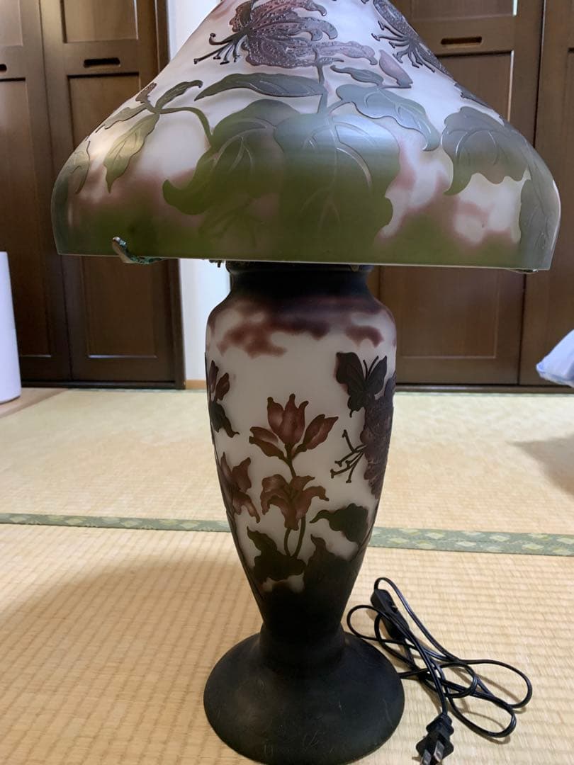 マツヤマ工芸　ガラススタンドライト　最終値下げ価格