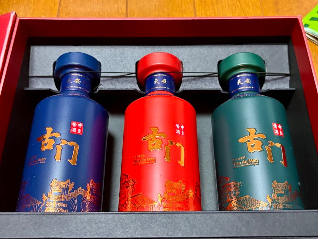 中国白酒 古門180ml✖️3本セット 貴州産