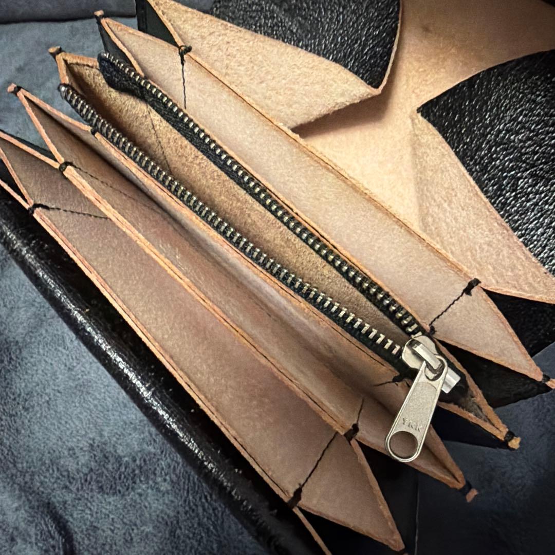 最終価格コムデギャルソン 蛇腹 ピッグスキン 長財布