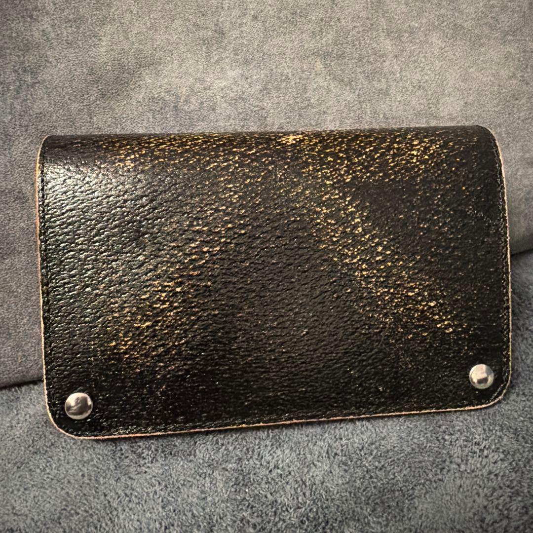 最終価格コムデギャルソン 蛇腹 ピッグスキン 長財布