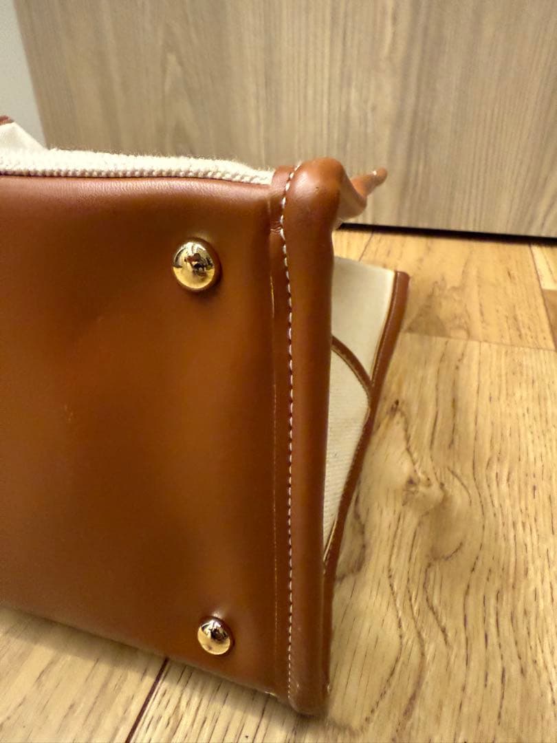 【ぽんU・x・U】 美品　SEVEN TEN 馬刺繍 トートバッグ　大