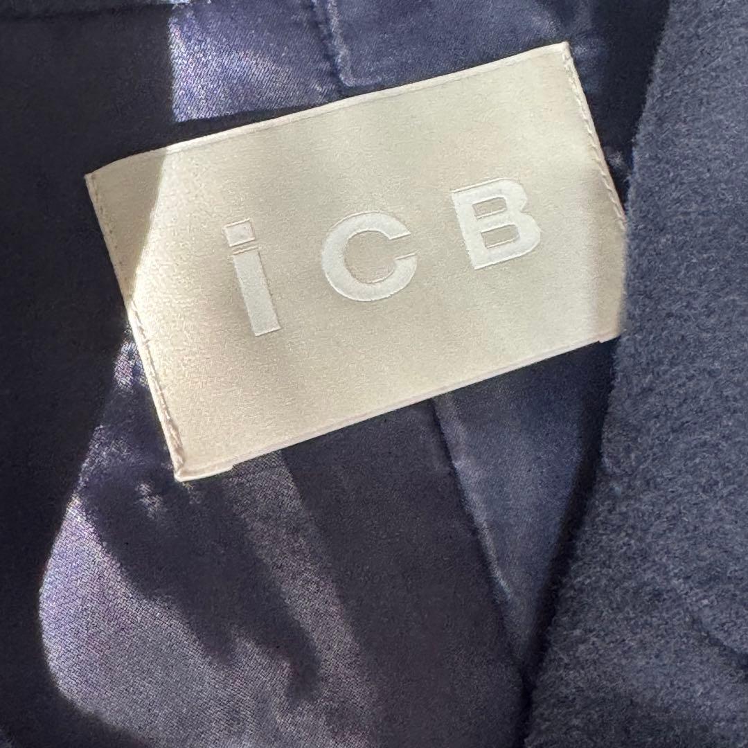 ICB 【マガジン掲載】ウールリバー ロングトレンチコート　46 大きいサイズ