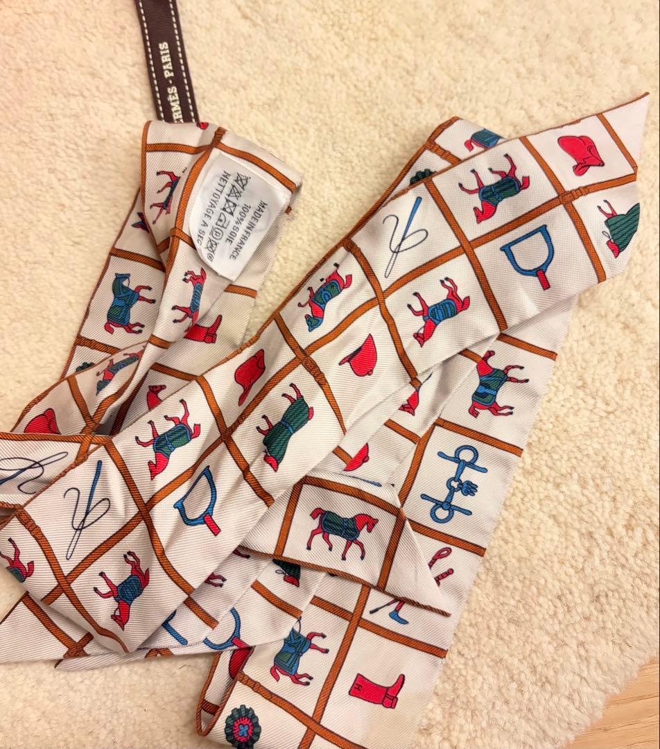 使用品❗️エルメス　ツイリー　2本セット　箱付き