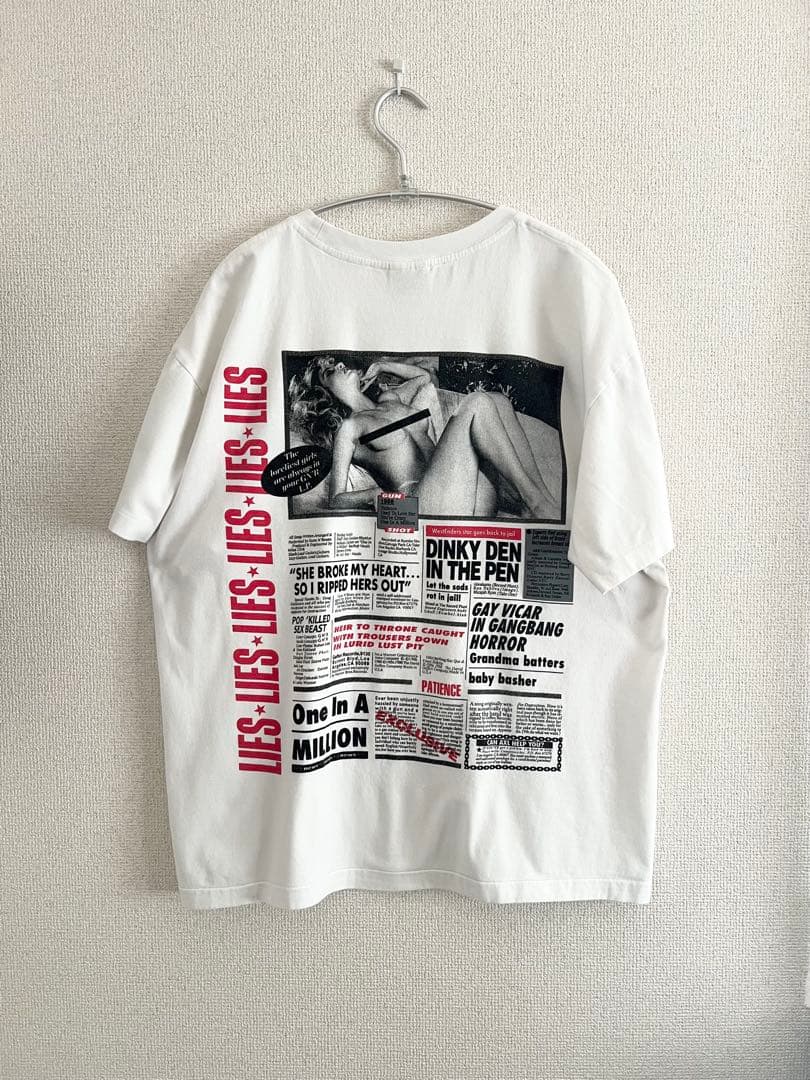 90s GUNS N ROSES GN’R Lies Tシャツ XL