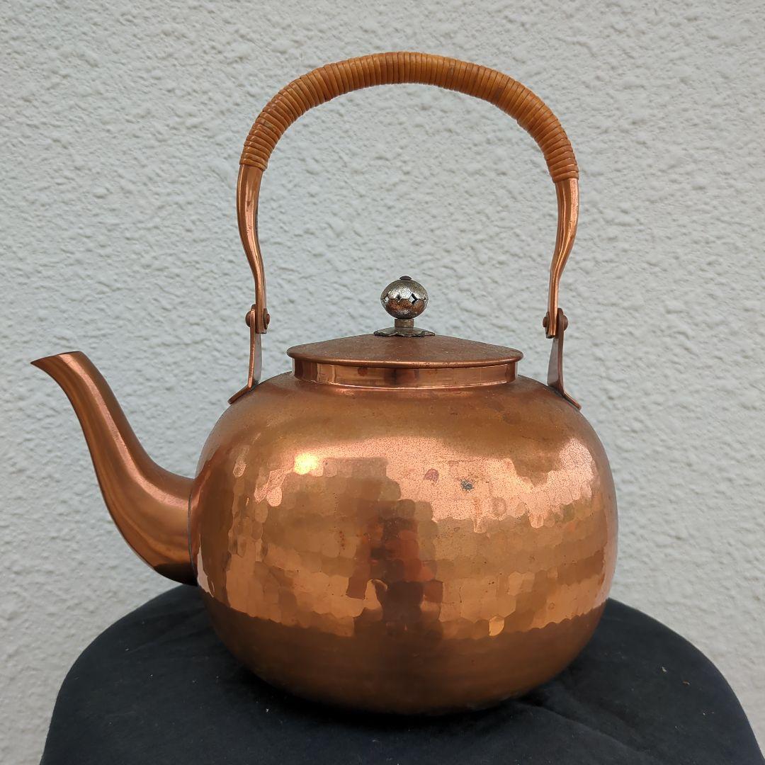 e*.様 美！銅製ハンマードやかん　おまけ付　値引き可能