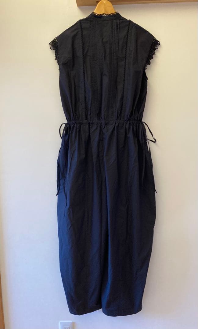 カレンソロジー　コットンレースオールインワン　ネイビー