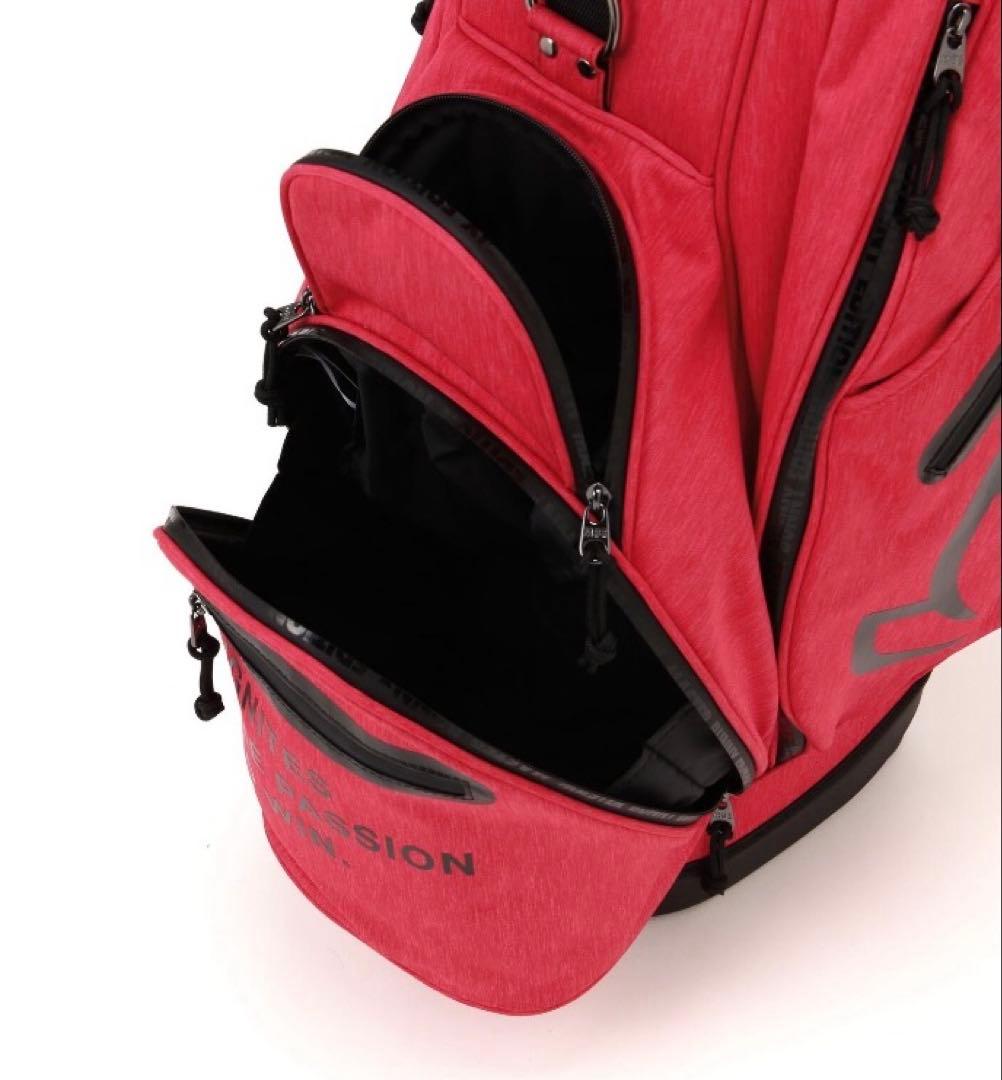 新品 パーリーゲイツ マスターバニー 杢調Peスタンド式キャディバッグ