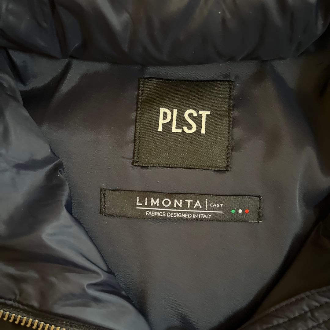 【PLST】リモンタダウンハーフコート ネイビー S