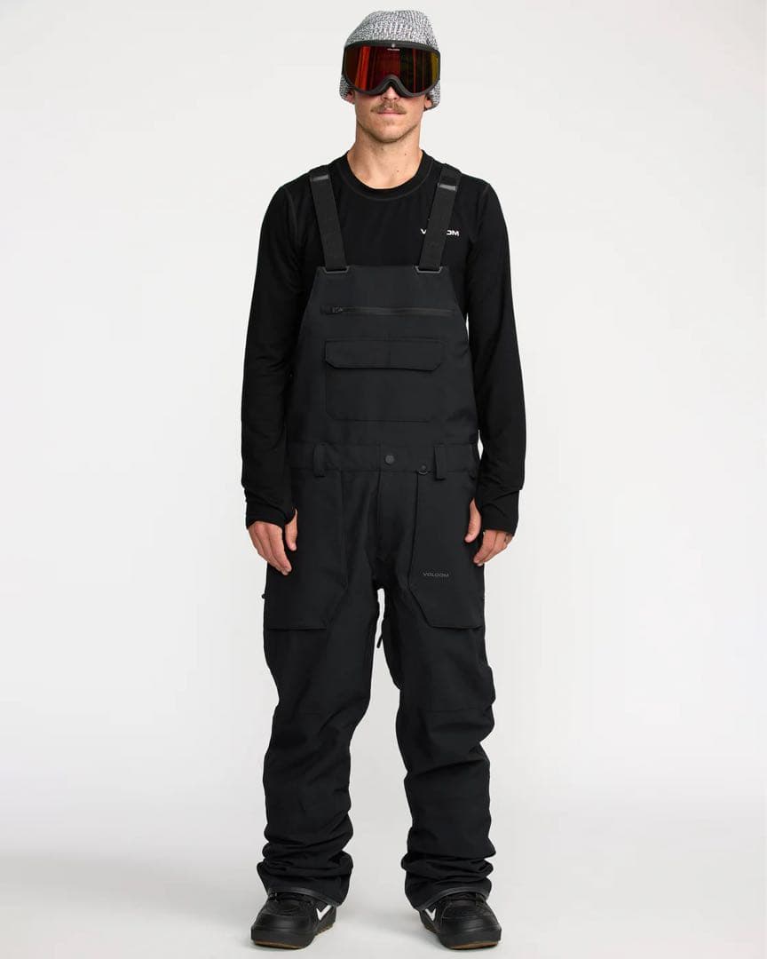 【GORE-TEX】VOLCOM ビブパンツ　黒 Lサイズ