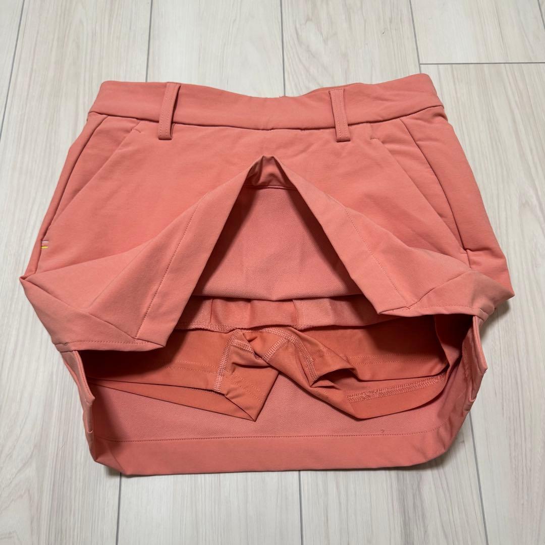 新品 アディダス セットアップ バイカラー 桃色 ストレッチスカート 長袖モック