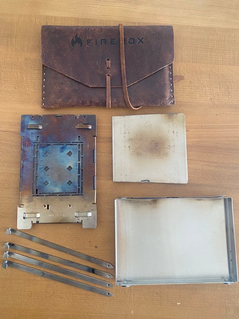 FIREBOX(ファイヤーボックス) G2 ストーブ　レザーケース付き