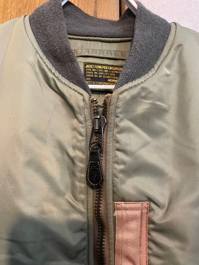 美品　buzz ricson'sのMA-1フライトジャケットM品番