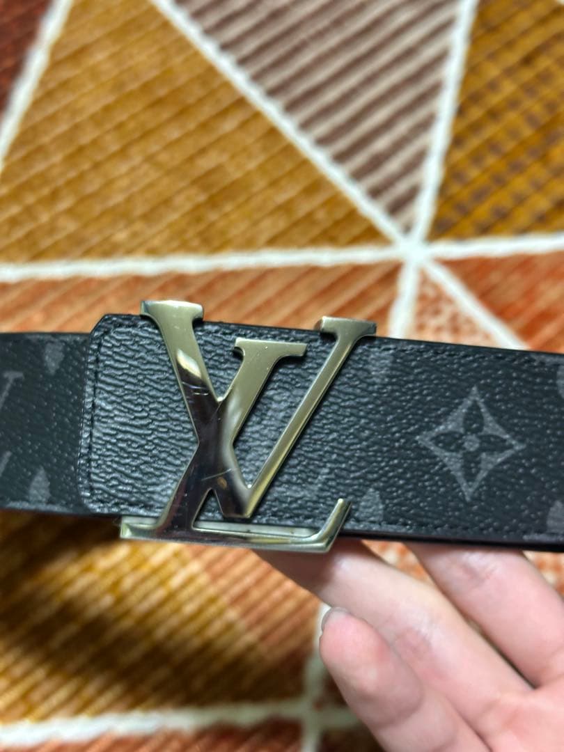 LOUIS VUITTON ベルト シルバー　80