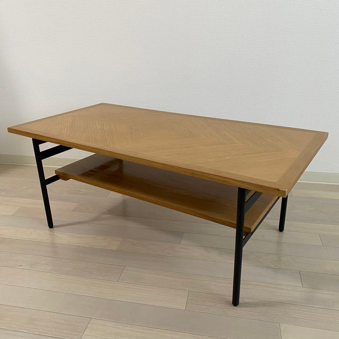 関家具　天然木 センターテーブル　ローテーブル　ナチュラル　幅1000mm