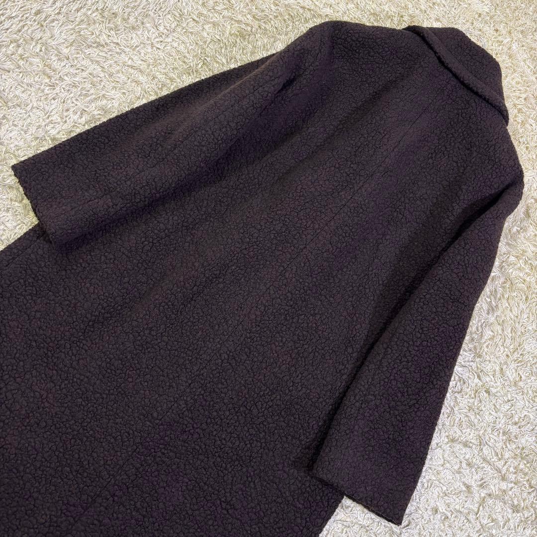 23区　定価6.7万 ウール混 ボアジャージー ドロップショルダー　コート