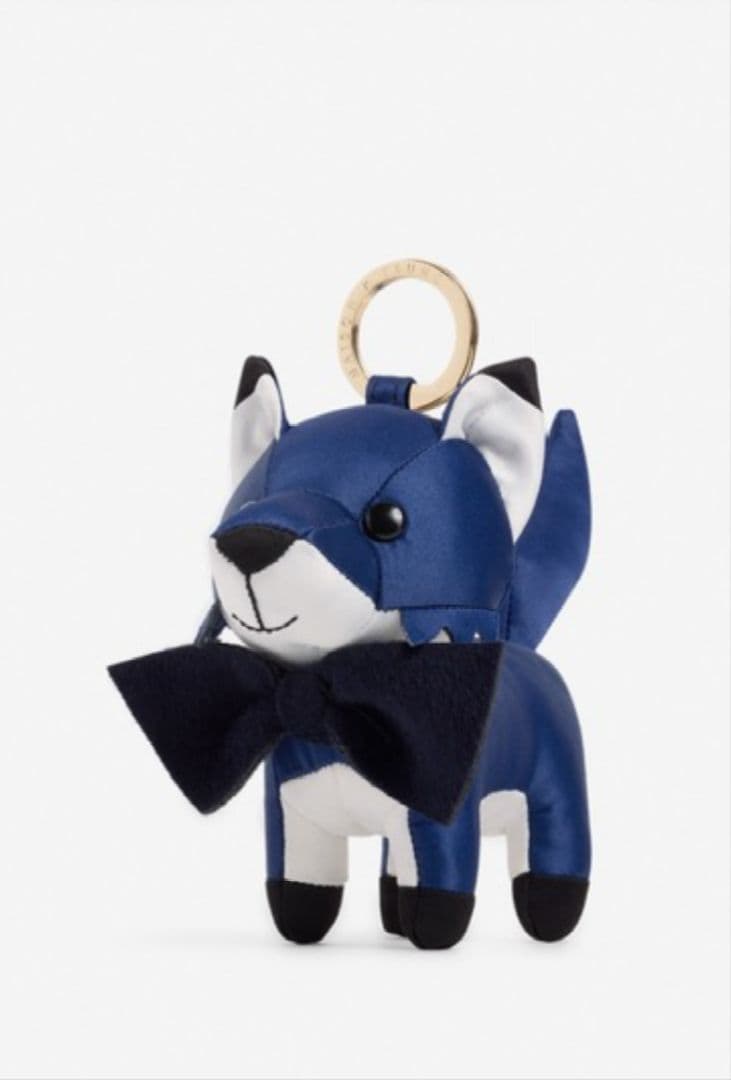 未使用 MAISON KITSUNÈ バッグチャーム フォックス キツネ ブルー