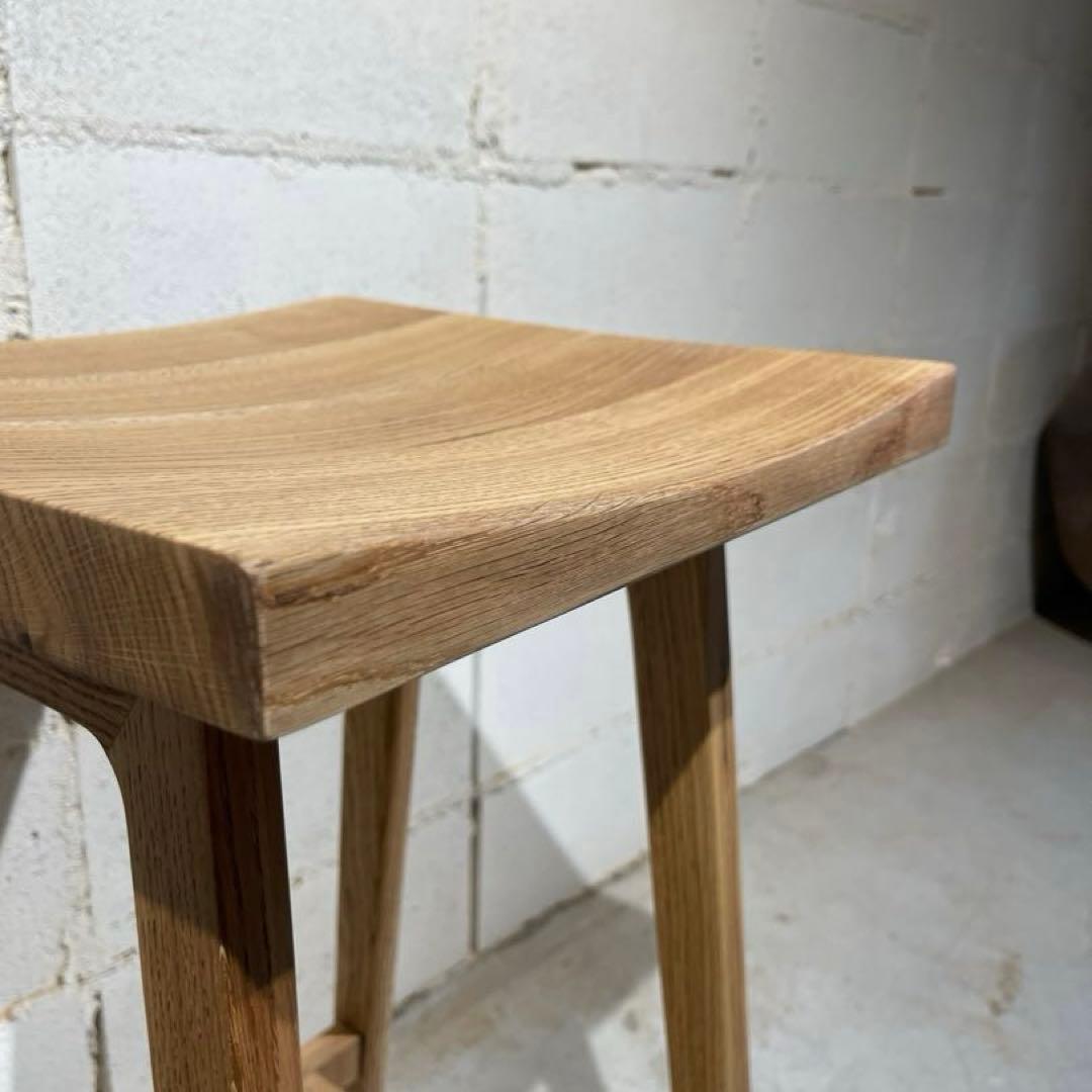 リフレッシュタイプチェア ハイタイプ　オーク無垢材　ウチダ