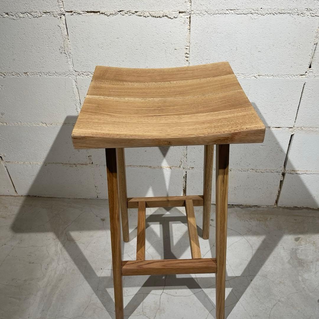 リフレッシュタイプチェア ハイタイプ　オーク無垢材　ウチダ