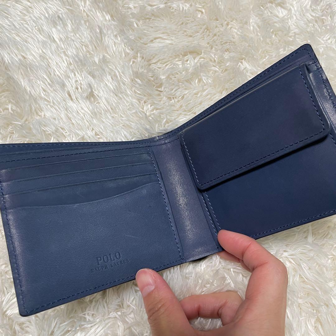 【新品未使用】ポロラルフローレン　二つ折り財布　ポロベア　ケース付き