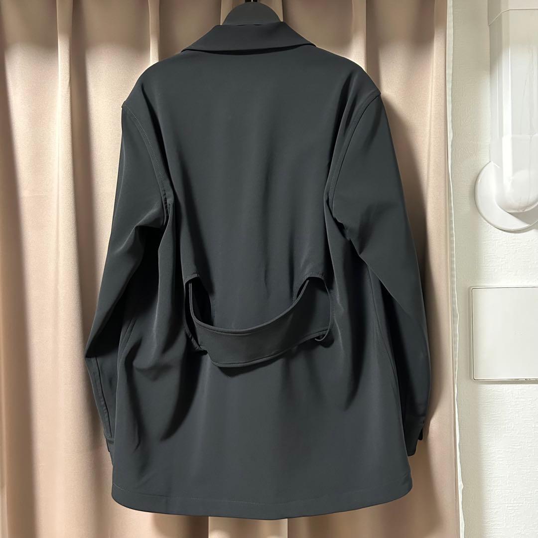 トップス CORNERSTONE 22ss black shirt jacket