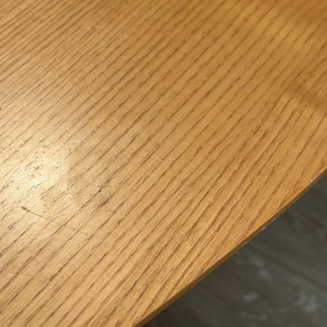 無印良品 テーブル 楕円形こたつ本体 タモ材曲木脚 ＭＪ‐ＫＤＦ１３４０Ｂ